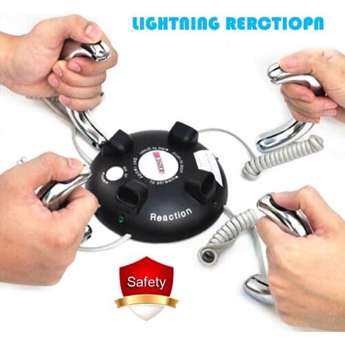 Electric Shocking Lie Detector Adjustable Reaction Toy Adults Bar Party Entertainment Liar Truth Desktop Game Gift for Children