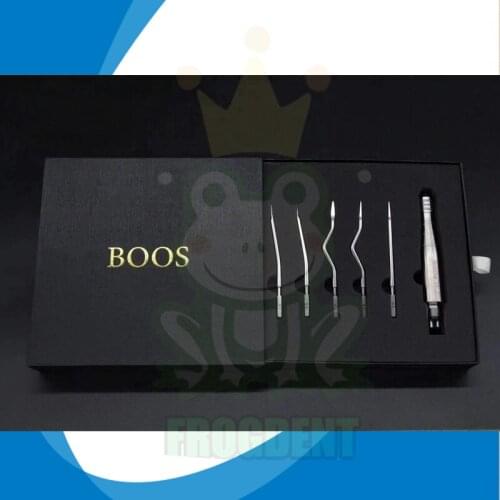 Dental extraction instruments turbine pneumatic dental elevator kit tool for clinical dental equipment with 5 Tips