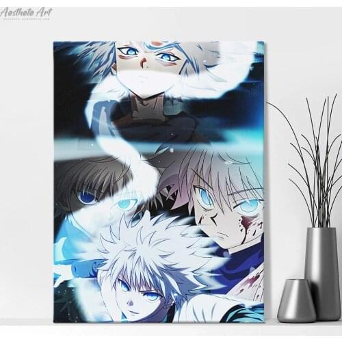 Killua Zoldyck HUNTER x HUNTER HxH Anime Manga Canvas Painting Wall Art Poster Print Picture Living Room Decoration Home Decor