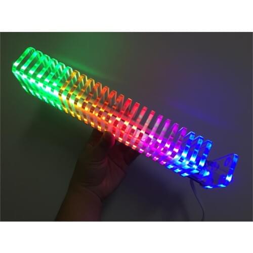 KS25 DIY Professional LED Sheet Music Display Electronic Production Light Cube VU Table Dream Crystal Tone Column Light Cube