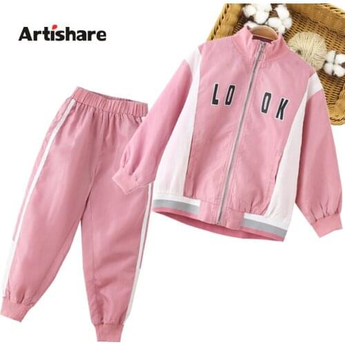 Teen Girls Clothing Jacket + Pants Clothes For Girls Spring Autumn Kids Clothes Girls Casual Style Childrens Clothes 6 8 10 12