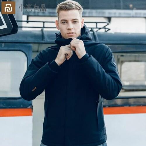 New Youpin FO Men Women Fashion Infrared Smart Jacket Multiple Security Protection Washable Carbon Nano Heating 4 Gear Control