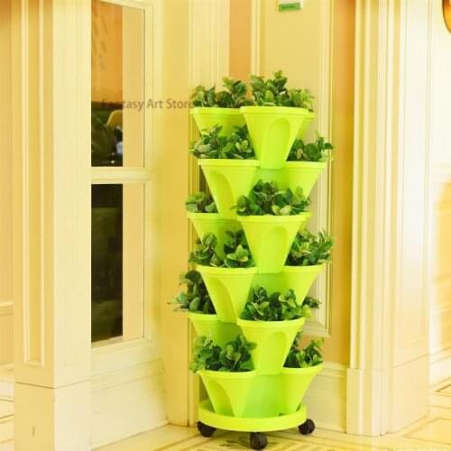 Multi-layer Stacked Cultivation Pots, Vegetables, Fruits, Strawberries, Planting Pots, Gardening Accessories, Stackable Pots