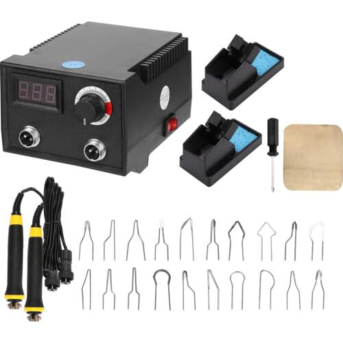 Pyrography Machine Wood Burning Pirograbador Adjustable Temperature Burner Wood Cautery Pyrography Pen Gourd Crafts Tool Set