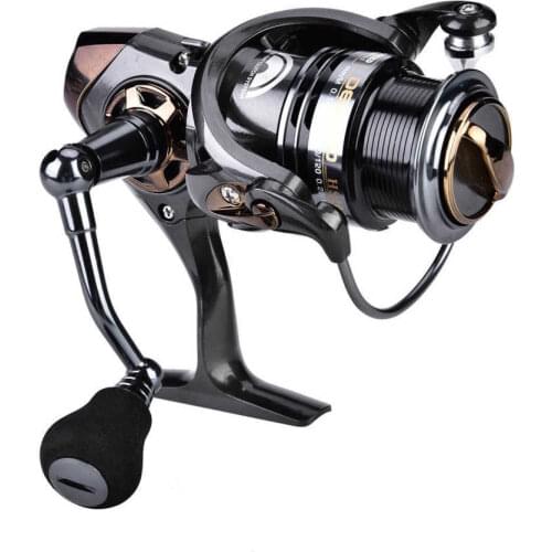DEUKIO Baitcasting Fishing Reel HS2000/HS3000 5+1BB 7.1:1 High Speed Spinning Reel Black Casting Fishing Reel Wheel Fish Tackle