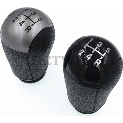 Black Or Silver 5 Speed MT Gear Stick Shift Knob Car For Ford Focus Mondeo MK3 S-MAX C-MAX Mustang Galaxy Fiesta MK6 Transit