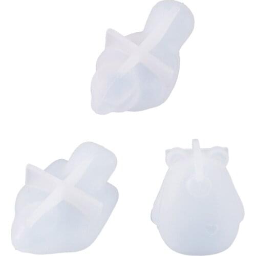 Crystal Epoxy Resin Mold 3D Animal Birds Bear Ornament Pendant Silicone Mould Desktop Decorations DIY Crafts Making Tools