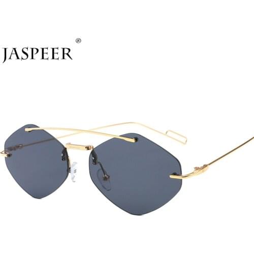 JASPEER Red Black Square Sunglasses Women Brand Trendy Alloy Double Beam Shades Goggle Female Sun Glasses UV400 Gafas