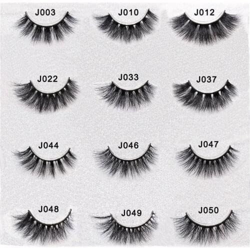 SOQOZ Eyelashes 3D Mink Lashes Cruelty Free Mink Eyelashes Handmade Fluffy False Eyelashes Natural Long Dramatic Lashes Makeup