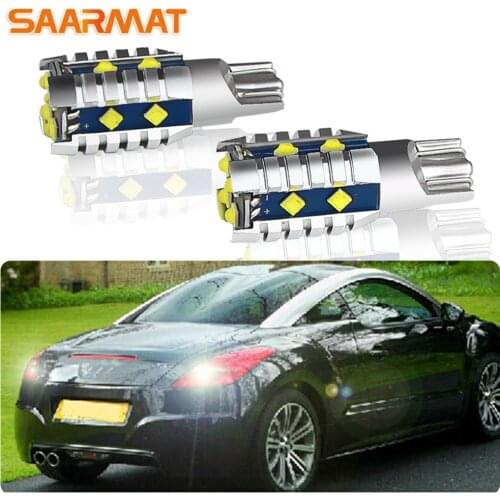 2pcs T15 W16W 921 High power LED Bulb Signal Light For Peugeot 206 207 308 408 406 508 307 407 406 2008 3008 4007 4008 5008
