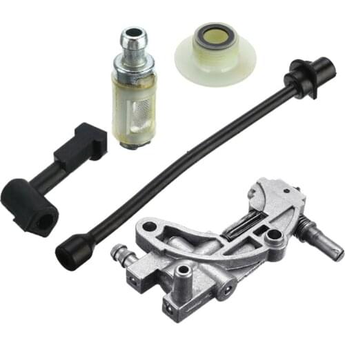 4XFD Oil Pump Filter Pipe Hose Line worm Kit For Chinese 45CC 52CC 58CC 4500 5200 5800 Chainsaw Spare Parts