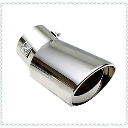 Universal Car Exhaust Muffler Tip Round Stainless Steel for Honda 2003 ACCORD 1998 2005 2013 CMC 2012 2013 2008 CR-V 2004