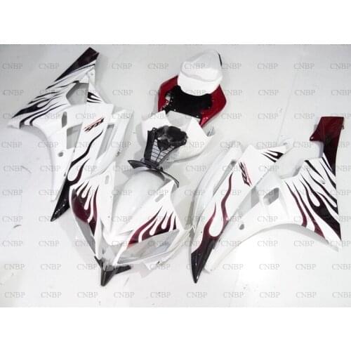 YZFR6 2006 - 2007 Fairings YZF600 R6 2007 Body Kits for YAMAHA YZFR6 2006 White Fairing