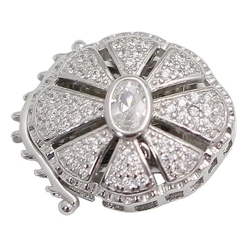 Beadsnice Sterling Silver Pearl Necklace Clasps Handmade Clasp for Necklace and Bracelet Jewelry Making 39215