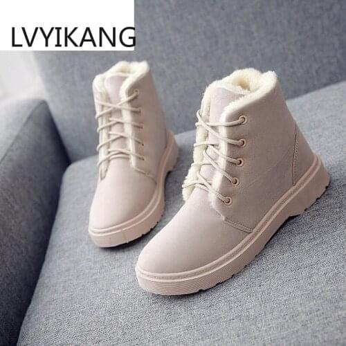 Women Boots 2019 Winter Shoes Woman Snow Boots Large Plush Inside Botas Mujer Waterproof Australian Boots Female Booties