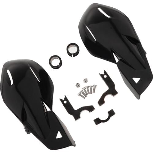1 Pair Universal Handlebar 7/8 inch Hand Guards Handguard Windshield Wind Cold Protector for ATV Dirt Bike Motocross - Black
