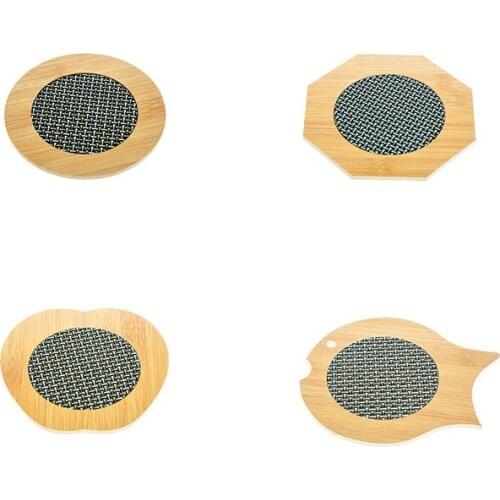 1 PC Environment Friendly Bamboo And Wood Table Mat Heat Proof Mat Creative Heat Insulation Table Bowl Casserole Plate Mat