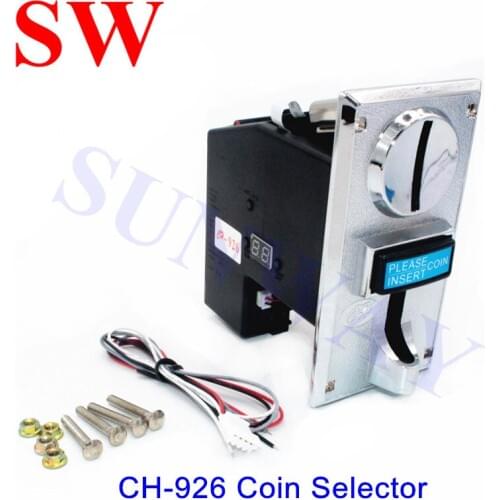 1PC CH-926 Zinc Alloy Front Entry Multi Coin Acceptor Token Selector Coin Mech for Arcade Game Cabinet Kiosk Vending Machines
