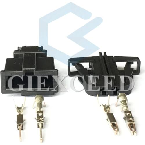 2 Sets 2 Pin 3B0972712 1J0971972 License Light Socket Door Light Connector Trunk lights Horn Sensor Plug For VW Audi Skoda