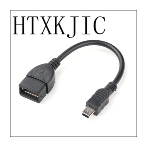 20pcs/lot 10cm USB Host Cable mini a male to USB A female OTG for table PC CABLE
