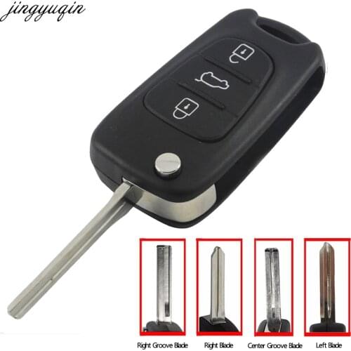 3 Buttons Remote Car Flip Key Shell Case For Kia 3 RIO K2 K5 Sorento Sportage Picanto Cerato Ceed Soul Hyundai Avante I30 IX35