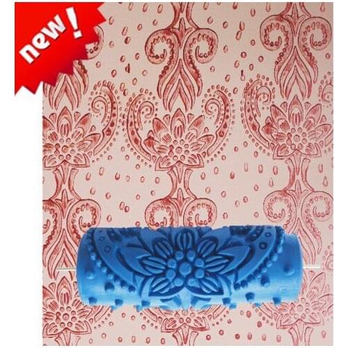 A+++ quality Rubber roller fit to 5" (5 inch) decoration machine for decorative Wall texture Rubber Paint Roller(095Y)