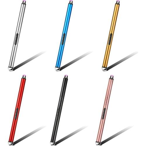 Safety Kitchen Electric USB Lighter Candle BBQ Rechargeable Windproof Torch Electric Plasma Arc Lighter Smoking Accessory