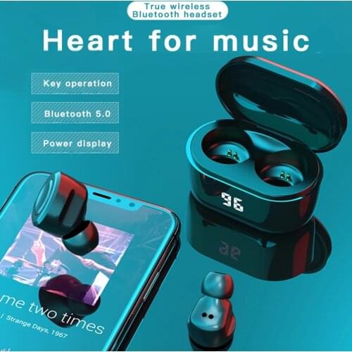 Good Quality Bluetooth 5.0 Wireless Earphones Headphones Stereo Earbuds TWS Sport Headset Earphone Headphone In-Ear Headset