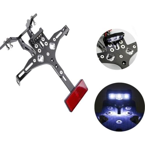 Motorcycle License Plate Holder Bracket Frame Indicator Lamp For Suzuki GSX-R1000 GSXR1000 GSXR 1000 K5 K7 2005 2006 2007 2008