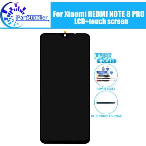 For Xiaomi Redmi NOTE 8 PRO LCD Display + Touch Screen Digitizer Assembly 100% New Tested LCD Screen+Touch for Redmi NOTE 8 PRO