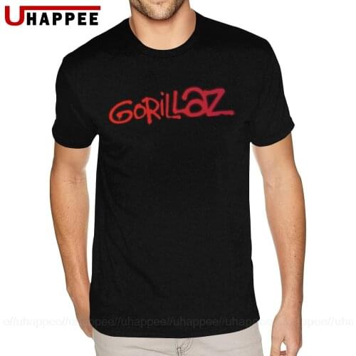 Gorillaz 2D Logo T-Shirt Couple Oversized Tee Shirts for Men Short Sleeved Sale Branded Apparel