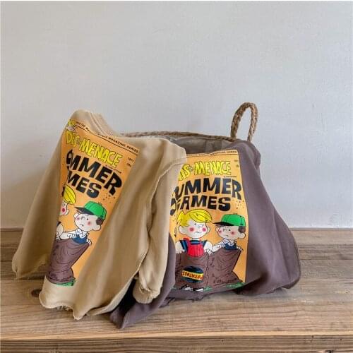 Autumn new childrens cartoon sweater girls bottoming shirt kids sweatshirt toddler girl clothes