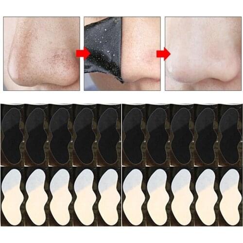 10pcs Nose Blackhead Remover Mask Skin Care Shrink Pore Acne Treatment Mask Deep Nose Pore Cleansing Strips Black Head Remover
