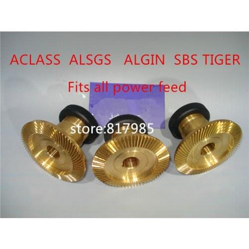 Machine tools power feed copper gear fits on TON-E ACLASS ALSGS ALGIN SBS KENF power table feeds parts accessories