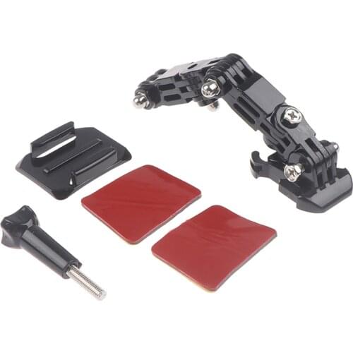 Motorcycle Camera Holder Set Adjustable Helmet Chin Mount For Hero 3/4/5/6/7/8