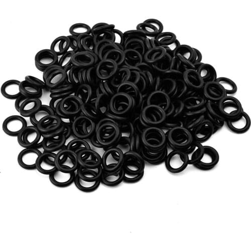 New Arrival 100 Pcs RubberTattoo Silicone O Rings Rubber Tattoo Bands Accessories