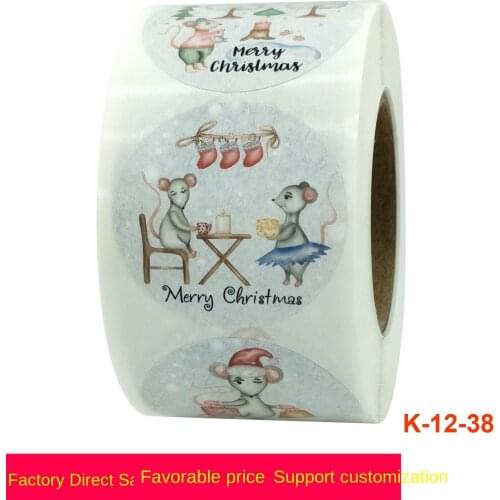 New roll label sticker 500pcs / roll