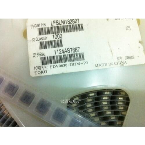 Original New 100% FDV0630-2R2M=P3 7X7X3MM 2.2UH 5.3A closed magnetic coil high current inductor