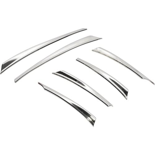 Front Grille Chrome Decorative Strip Mesh Grille Head Bumper Waterproof Grille Cover Trim For Nissan Versa Latio Almera 15-17