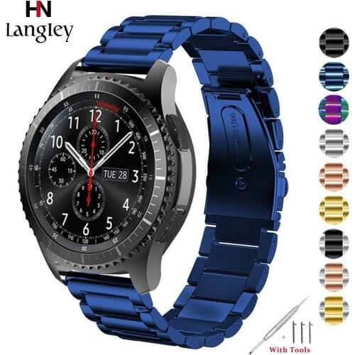 20 22mm Quick Release Watchband For Samsung GearS2 S3 Classic Watch Straps For Ordinary Watch Straps Stainless Steel Watchbands