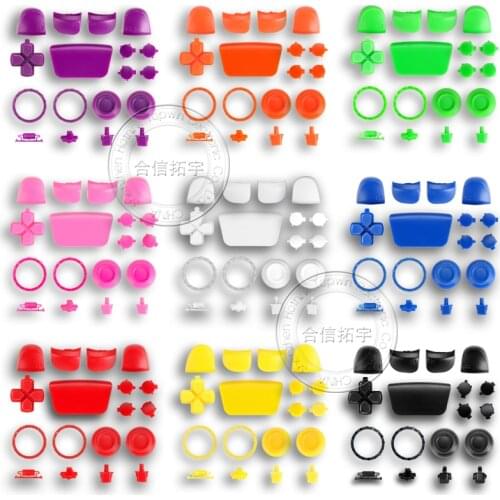 HOTHINK Replacement DIY Button For PS5 Controller Thumb Sticks Trigger Keys Touch Panel Repair Kits for PS5 Accessories