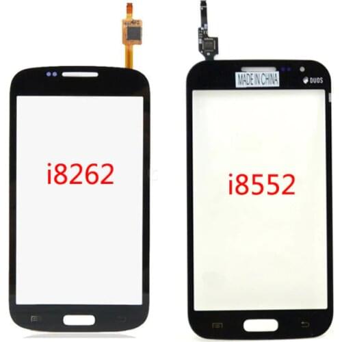 Low Price clear Stock For Samsung Galaxy Core Duos i8260 i8262 Win i8552 Touch screen Digitizer Glass Lens Sensor Panel parts