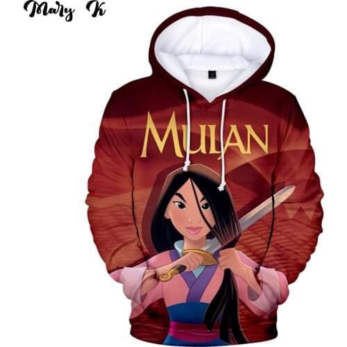 New Mulan Movie 3D anime Hoodies boy/girls Hoody Sweatshirts Men Women Print Sweatshirts Unisex Harajuku Autumn Winter Teen Tops