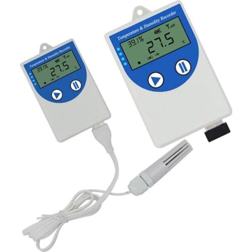 USB flat wire software temperature humidty recorder freezer temperature sensor