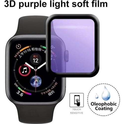 Anti Purple Light Protective Film Screen Protector for Apple Watch 38/40/42/44mm