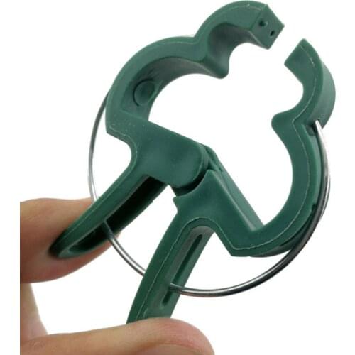 20Pcs Fastener Greenhouse Bracket Pole Fixed Clamp Plants Flower Seedling Stem Support Plant Grafting Stakes Connector Clip