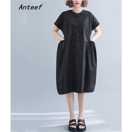 Short sleeve cotton linen dresses for women casual loose midi woman summer dress elegant clothes 2021 sundress
