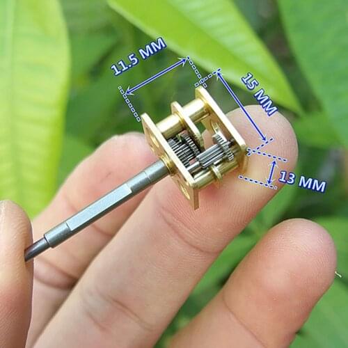 1PC All metal gears Precision 11GBA gearbox 1:35 for 050 Motor or 030 motor Decelerate Accessories gear motors parts HOT