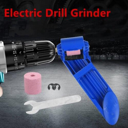1Pcs Blue or Orange Corundum Grinding Wheel Bit Tool Portable Drill Bit Sharpener Twist Drill Bit Sharpening machine 2-12.5mm