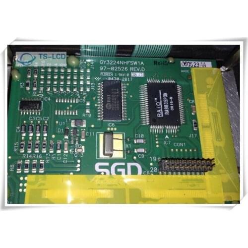 100% testing well GY3224NHFSW1A industrial STN LCD DISPLAY PANEL 365 days warranty